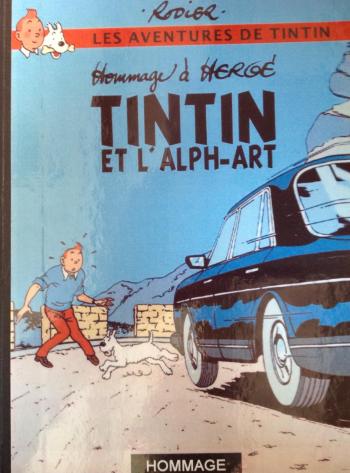 Couverture de l'album Tintin (Pastiches, parodies et pirates) - HS. Tintin et l´Alph-Art