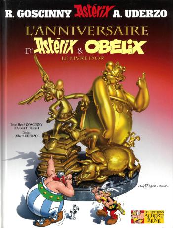 Couverture de l'album Astérix - 34. L'Anniversaire d'Astérix & Obélix - Le Livre d'or