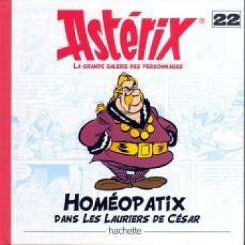 Couverture de l'album Astérix - La Grande Galerie des personnages - 22. Homéopatix dans Les lauriers de César