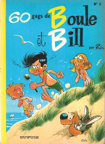 Couverture de l'album Boule & Bill - 5. 60 gags de Boule et Bill n°5