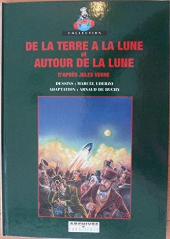 Couverture de l'album Jules Verne (Uderzo) - 3. De la Terre à la Lune et Autour de la Lune