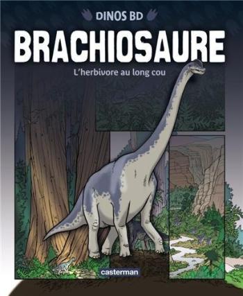 Couverture de l'album Dinos BD - 3. Brachiosaure : l'herbivore au long cou
