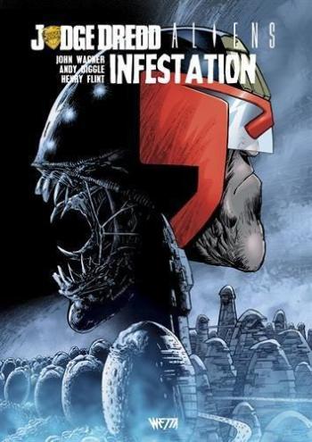 Couverture de l'album Judge Dredd / Aliens / Predator - 1. Infestation