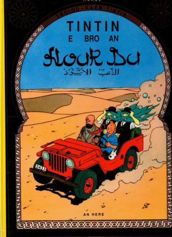 Couverture de l'album Troioù-kaer Tintin (Tintin en breton) - 15. E bro an aour du