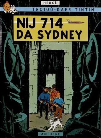 Couverture de l'album Troioù-kaer Tintin (Tintin en breton) - 22. Nij 714 da Sydney