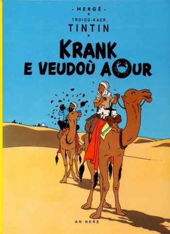 Couverture de l'album Troioù-kaer Tintin (Tintin en breton) - 9. Krank e veudoù aour (breton)