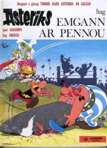 Couverture de l'album Astérix (En langues régionales) - 7. Asteriks hag emgann ar pennoù (breton)