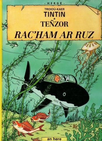 Couverture de l'album Troioù-kaer Tintin (Tintin en breton) - 12. Teñzor Rac'ham ar Ruz