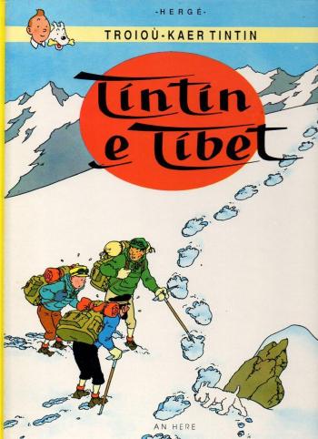 Couverture de l'album Troioù-kaer Tintin (Tintin en breton) - 20. Tintin e Tibet