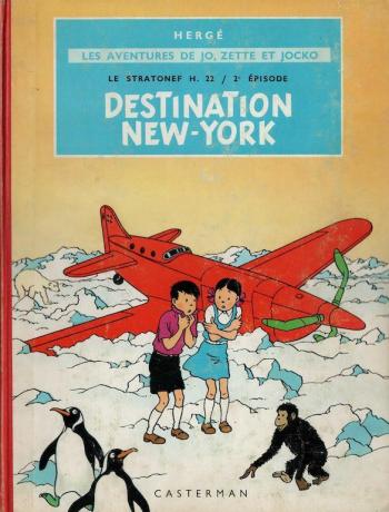 Couverture de l'album Les aventures de Jo, Zette et Jocko - 2. Le Stratonef H.22 (2) - Destination New-York