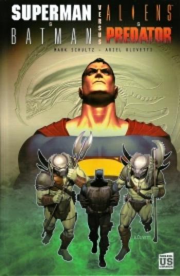 Couverture de l'album Superman & Batman versus Aliens & Predator (One-shot)