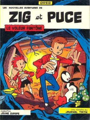 Couverture de l'album Zig et Puce (Greg) - 1. Le Voleur fantôme