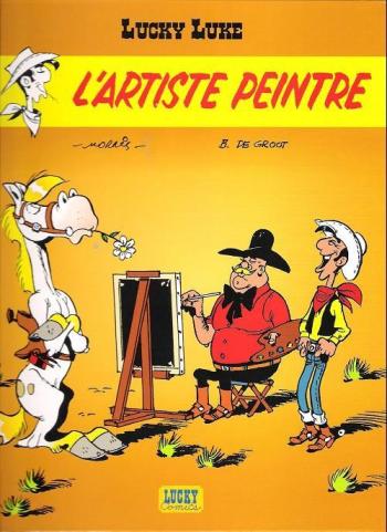 Couverture de l'album Lucky Luke (Lucky Comics / Dargaud / Le Lombard) - 40. L'Artiste peintre