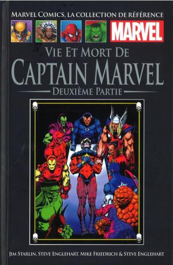 Couverture de l'album Marvel Comics - La Collection de référence (Début de frise) - 23. Vie et Mot de Captain Marvel - Deuxième Partie