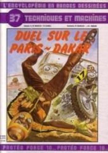 Couverture de l'album L'Encyclopédie en bandes dessinées - 37. Duel sur le Paris-Dakar
