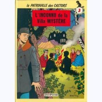 Couverture de l'album La Patrouille des Castors - 3. L'inconnu de la Villa Mystère