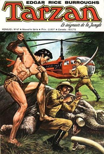 Couverture de l'album Tarzan (5ème série - Sagédition) - 47. Chasseurs d'ivoire