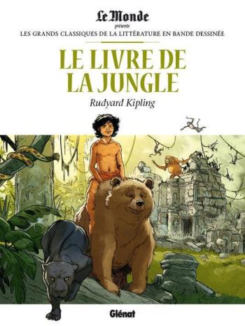 Couverture de l'album Les Grands Classiques de la littérature en BD (Le Monde) - 6. Le Livre de la jungle