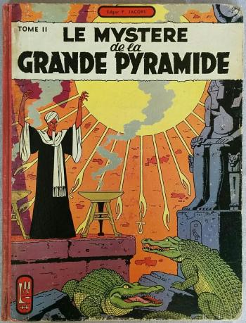 Couverture de l'album Blake et Mortimer (Dargaud et Le Lombard) - 4. Le mystère de la grande pyramide (II)