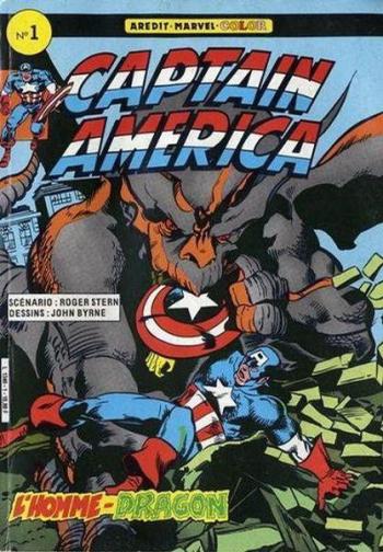 Couverture de l'album Captain America (Aredit/Artima 2e série) - 1. L'homme-dragon