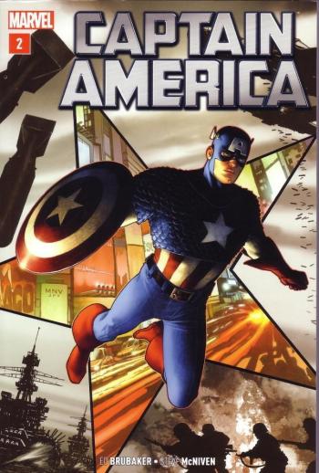 Couverture de l'album Marvel (Moustique) - 2. Captain America - Rêveurs Américains