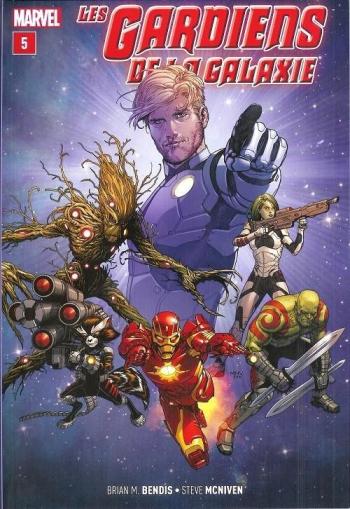 Couverture de l'album Marvel (Moustique) - 5. Les Gardiens de La Galaxie - Les Avengers cosmique
