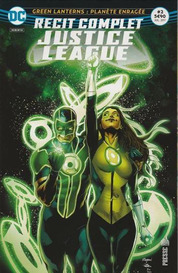Couverture de l'album Justice League Rebirth - Récit Complet - 2. Green Lanterns : Planète enragée