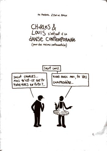 Couverture de l'album Charles & Louis s'initient à la danse contemporaine (pour des raisons sentimentales) (One-shot)