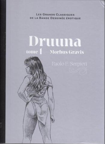 Couverture de l'album Les Grands Classiques de la bande dessinée érotique (Collection Hachette) - 38. Druuna - Morbus Gravis - Tome 1