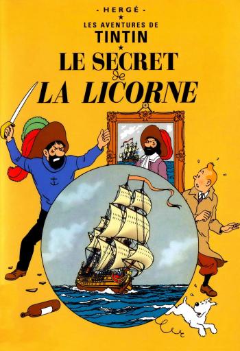 Couverture de l'album Les Aventures de Tintin (Petit format) - 11. Le Secret de La Licorne