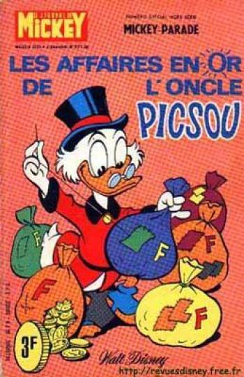 Couverture de l'album Mickey Parade (Supplément du journal de Mickey) - 19. Les affaires en or de l'oncle Picsou (977 bis)