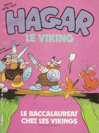 Couverture de l'album Hägar le viking (Format magazine) - 3. Le baccalauréat chez les vikings