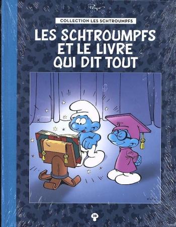 Couverture de l'album Les Schtroumpfs (Collection Hachette) - 38. Les Schtroumpfs et le livre qui dit tout
