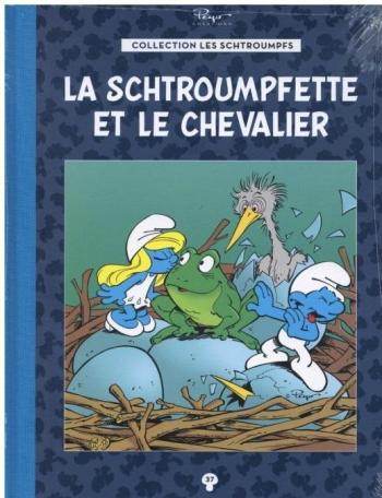 Couverture de l'album Les Schtroumpfs (Collection Hachette) - 37. La Schtroumpfette et le chevalier