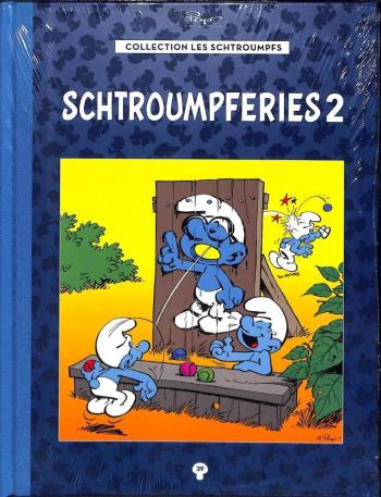 Couverture de l'album Les Schtroumpfs (Collection Hachette) - 39. Schtroumpferies 2