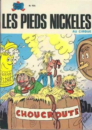 Couverture de l'album Les Pieds Nickelés (3e série - 1946-1988) - 105. Les Pieds Nickelés au cirque