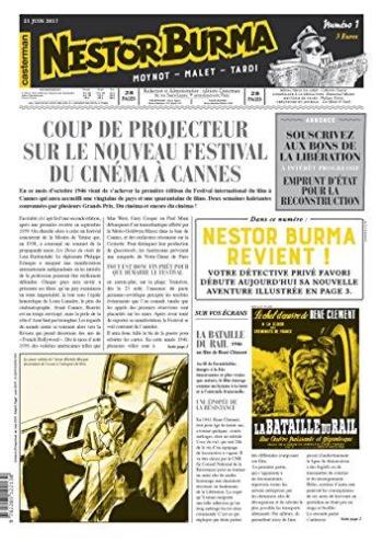 Couverture de l'album Nestor Burma - L'Homme au sang bleu - (Journal) - 1. L'Homme au sang bleu