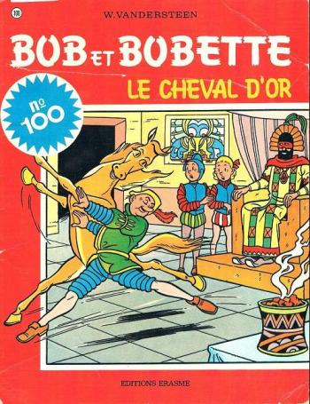 Couverture de l'album Bob et Bobette - 100. Le Cheval d'or