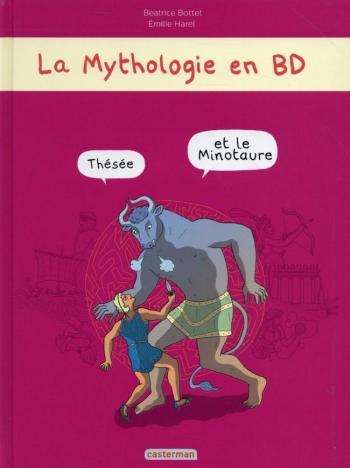 Couverture de l'album La Mythologie en BD - 4. Thésée et le minotaure