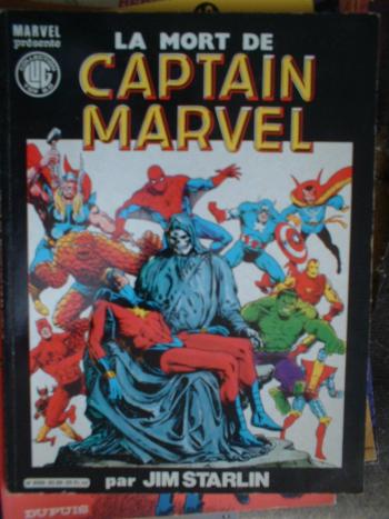 Couverture de l'album La Mort de Captain Marvel (One-shot)