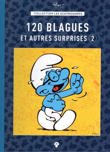 Couverture de l'album Les Schtroumpfs (Collection Hachette) - 41. 120 blagues et autres surprises 2