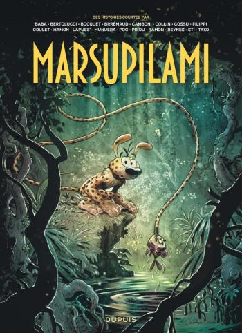 Couverture de l'album Marsupilami par - 1. Des histoires courtes du Marsupilami par..