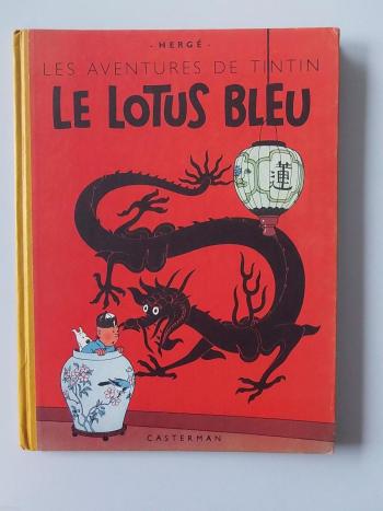 Couverture de l'album Les Aventures de Tintin - 5. Le Lotus Bleu