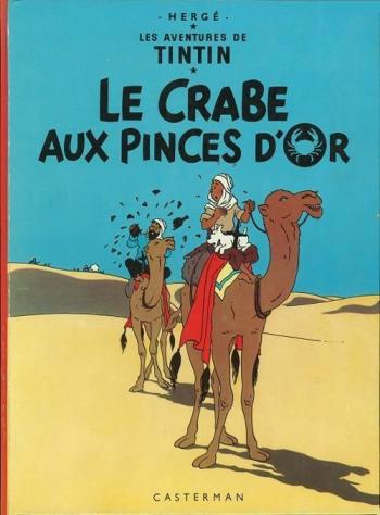 Couverture de l'album Les Aventures de Tintin - 9. Le Crabe aux Pinces d'Or