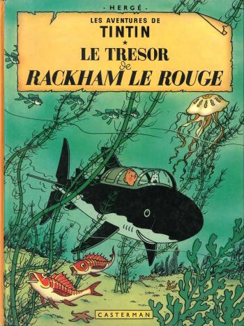 Couverture de l'album Les Aventures de Tintin - 12. Le trésor de Rackham Le Rouge