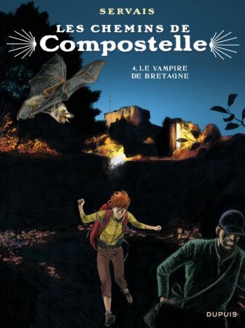 Couverture de l'album Les Chemins de Compostelle - 4. Le Vampire de Bretagne