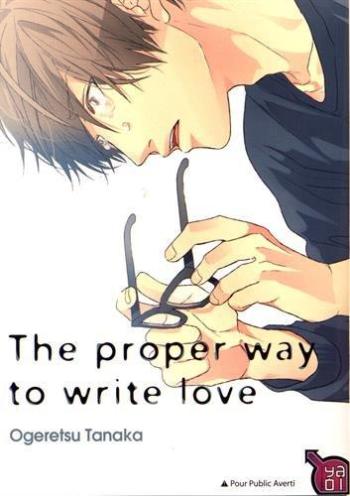 Couverture de l'album The proper way to write love (One-shot)