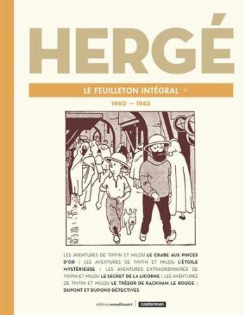 Couverture de l'album Hergé - Le Feuilleton intégral - 9. 1940 - 1943