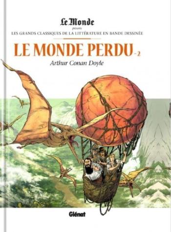Couverture de l'album Les Grands Classiques de la littérature en BD (Le Monde) - 20. Le Monde Perdu (2)