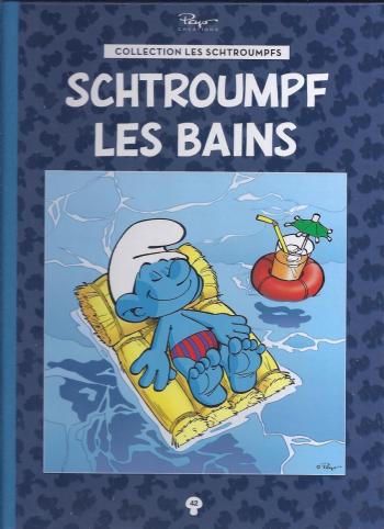 Couverture de l'album Les Schtroumpfs (Collection Hachette) - 42. Schtroumpf Les Bains